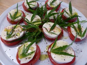 Read more about the article Tomaten mit Mozzarella und Hanf