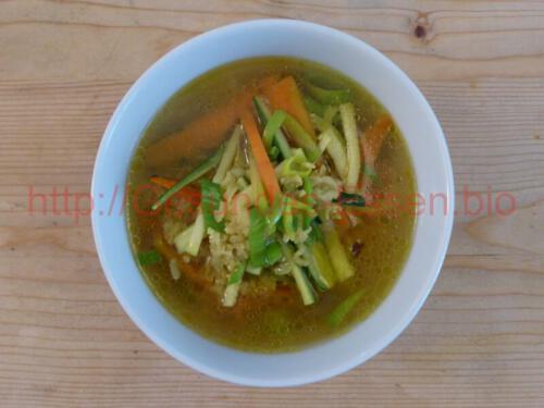 "Frühstückssuppe - Reis"