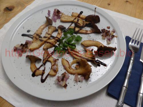 "Kräutersaitlinge - Hauptspeise"