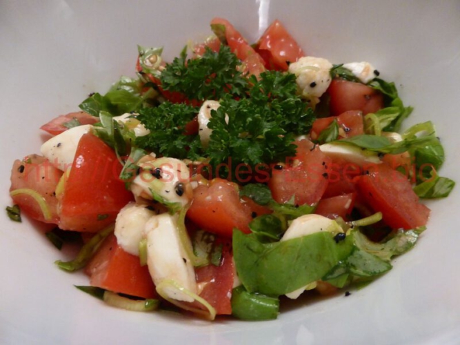 Morzarella-Tomaten Salat