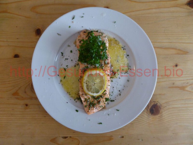 "Saurer Rosmarin Lachsin Butter"