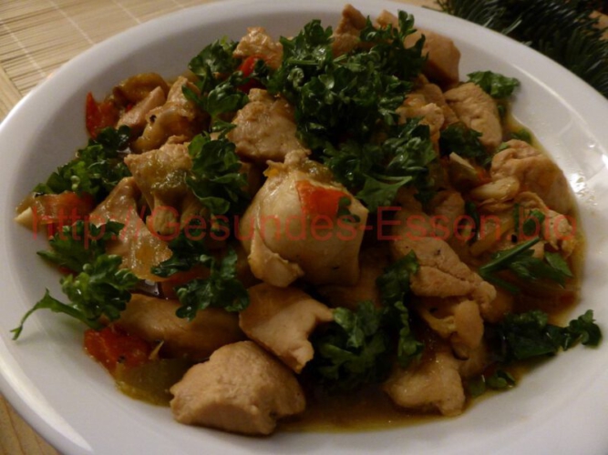 Weihnachtsessen_2018_04_FlambiertesHuhn