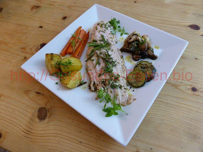 "Kräuter-Wels teilt Gemüse"