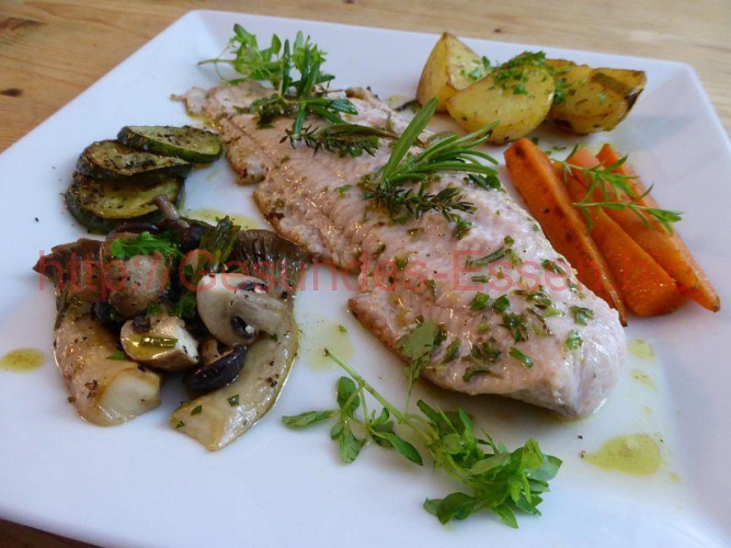 "Kräuter-Wels teilt Gemüse"